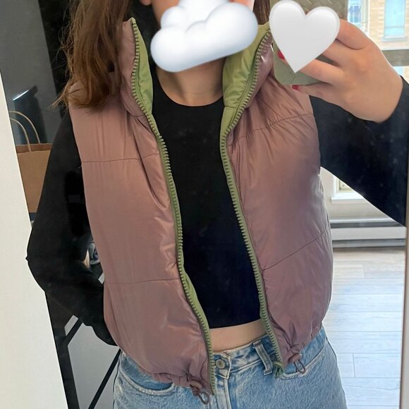 Forever 21 reversible cropped vest - Picture 2 of 14